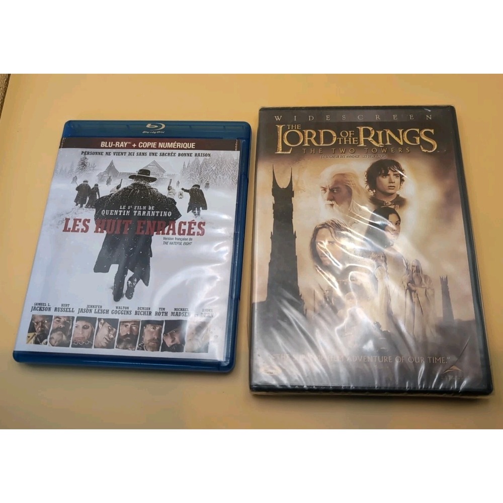 Lord Of The Rings Two Towers The Hateful Eight Blue Ray French Versions